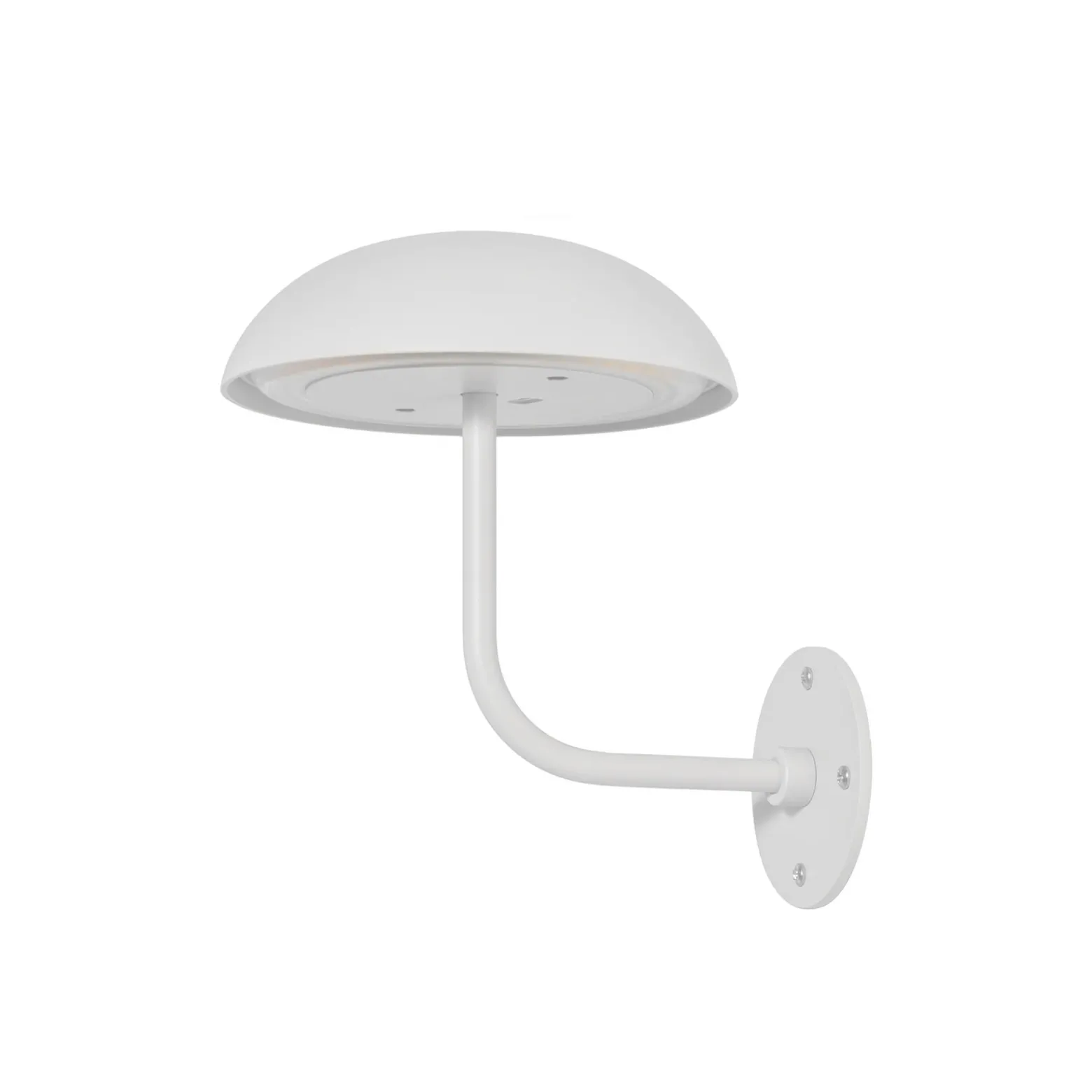 Arcchio LED lámpara de mesa recargable Thenra, blanco, soporte de pared