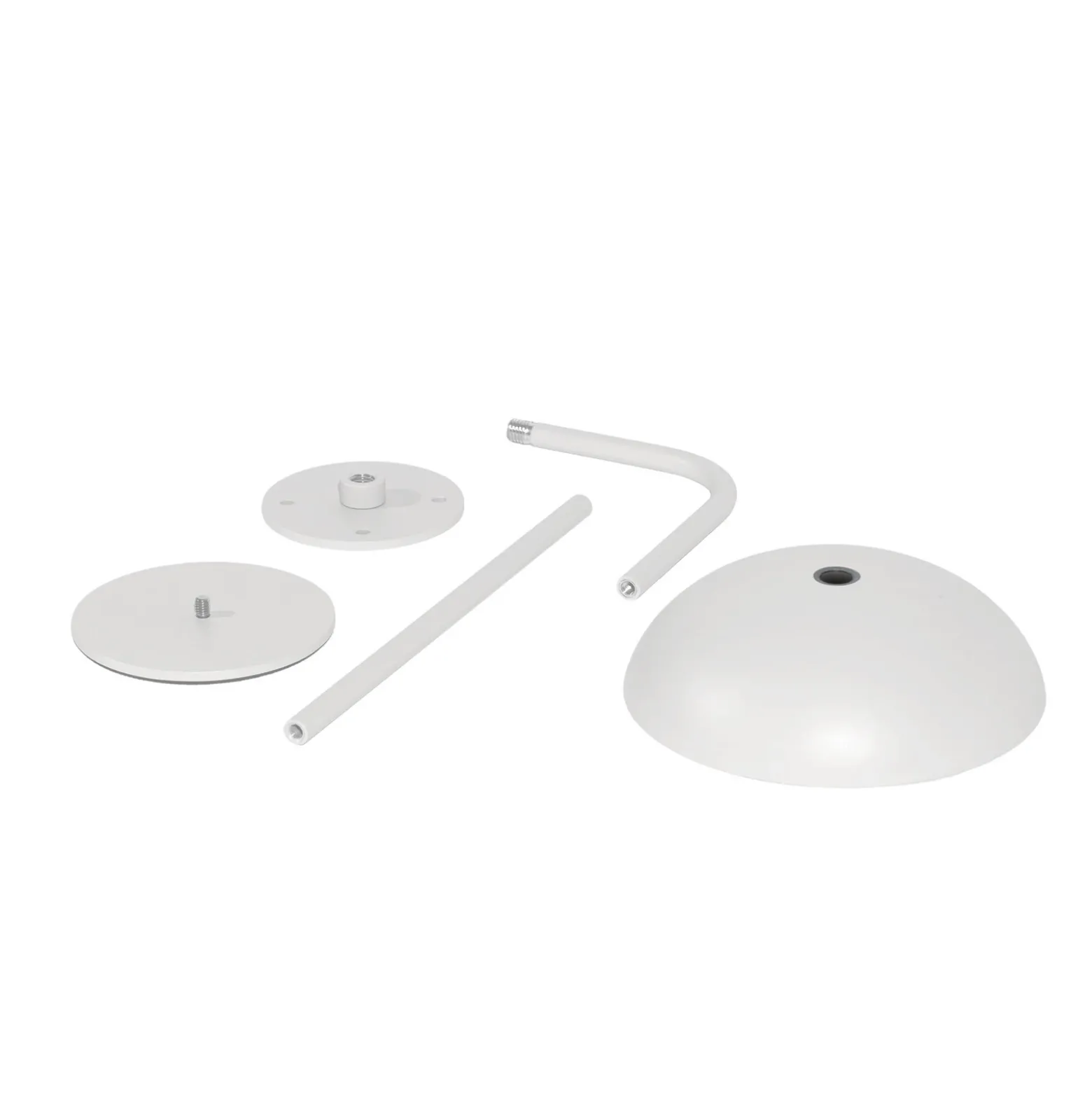 Arcchio LED lámpara de mesa recargable Thenra, blanco, soporte de pared