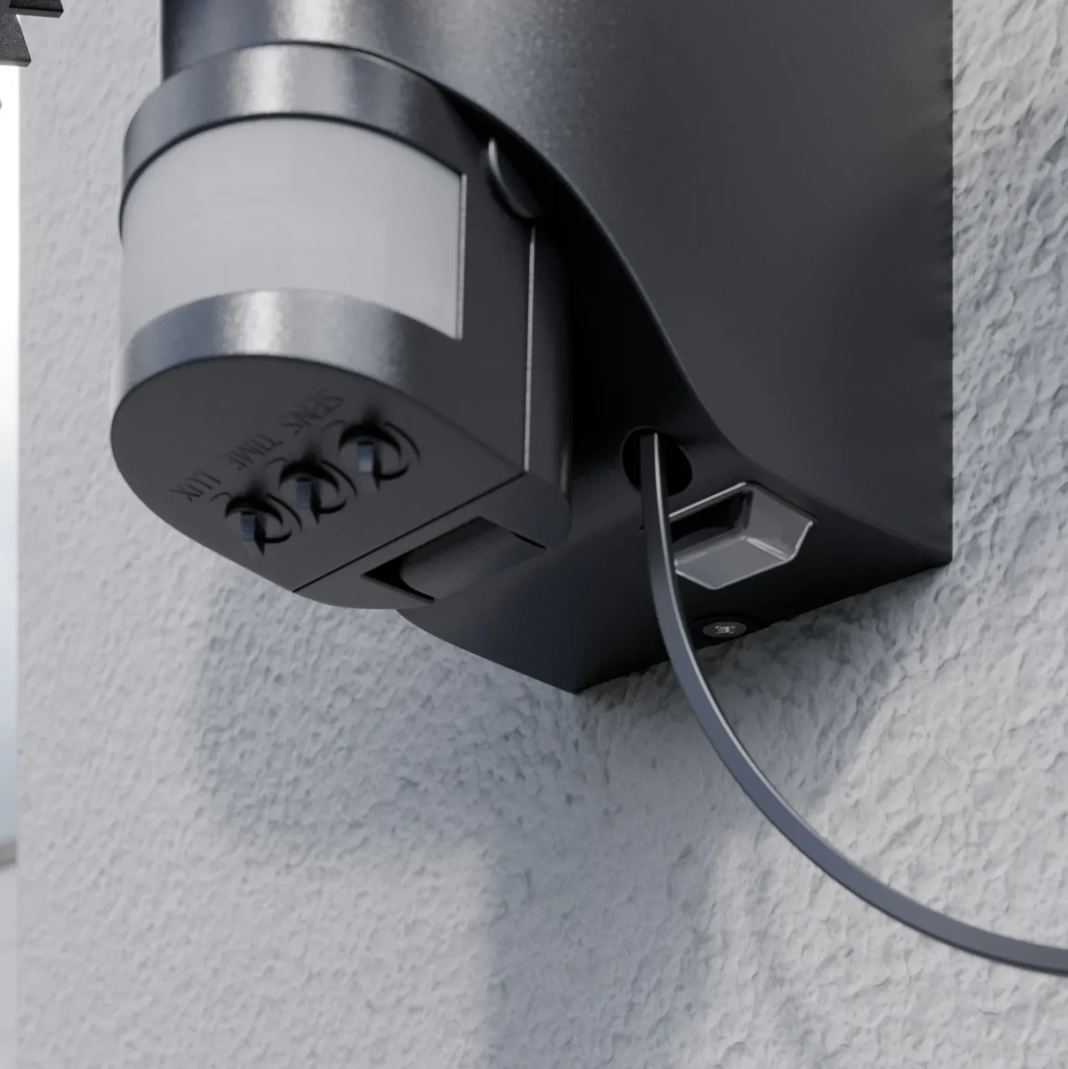 Arcchio Lissano Foco de pared LED solar con sensor
