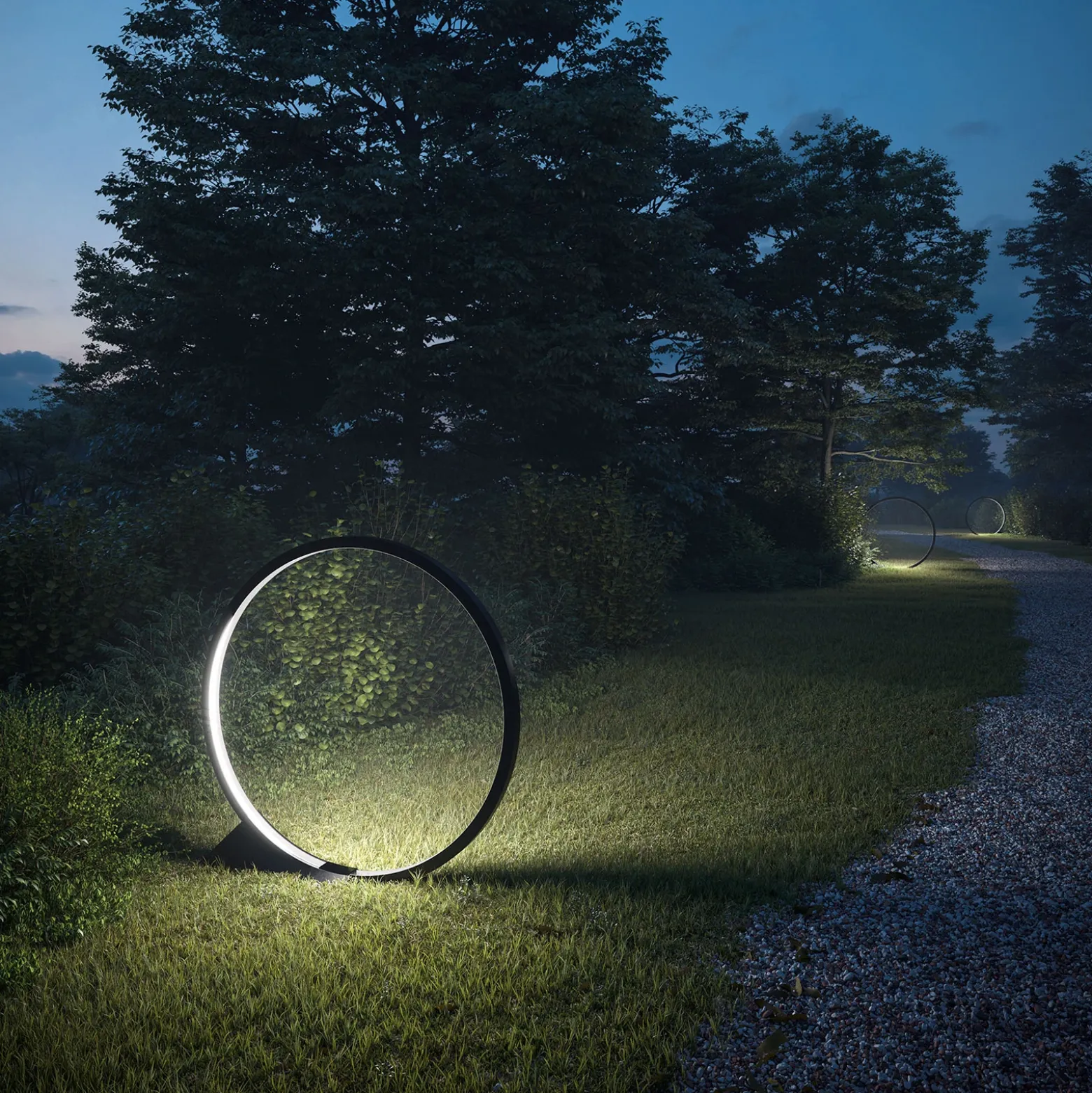 Artemide O lámpara LED de suelo exterior, IP67