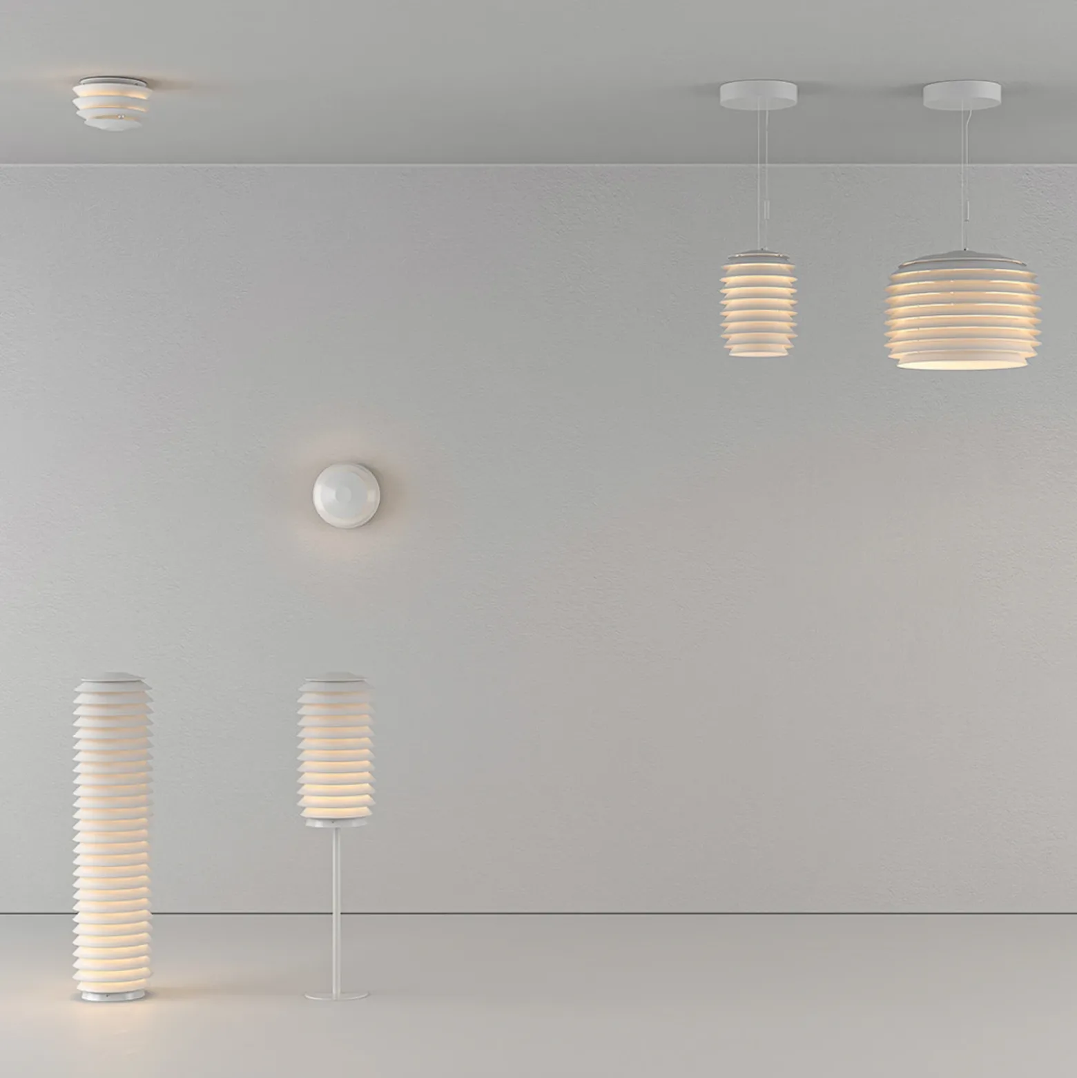 Artemide Slicing bolardo luminoso LED, alto 85 cm