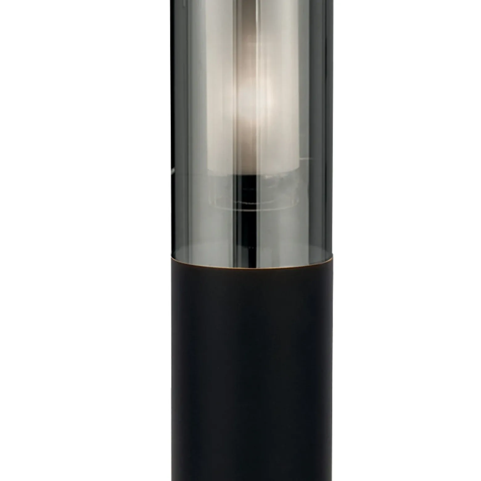 Baliza Batton, IP44, negra, altura 45 cm, metal