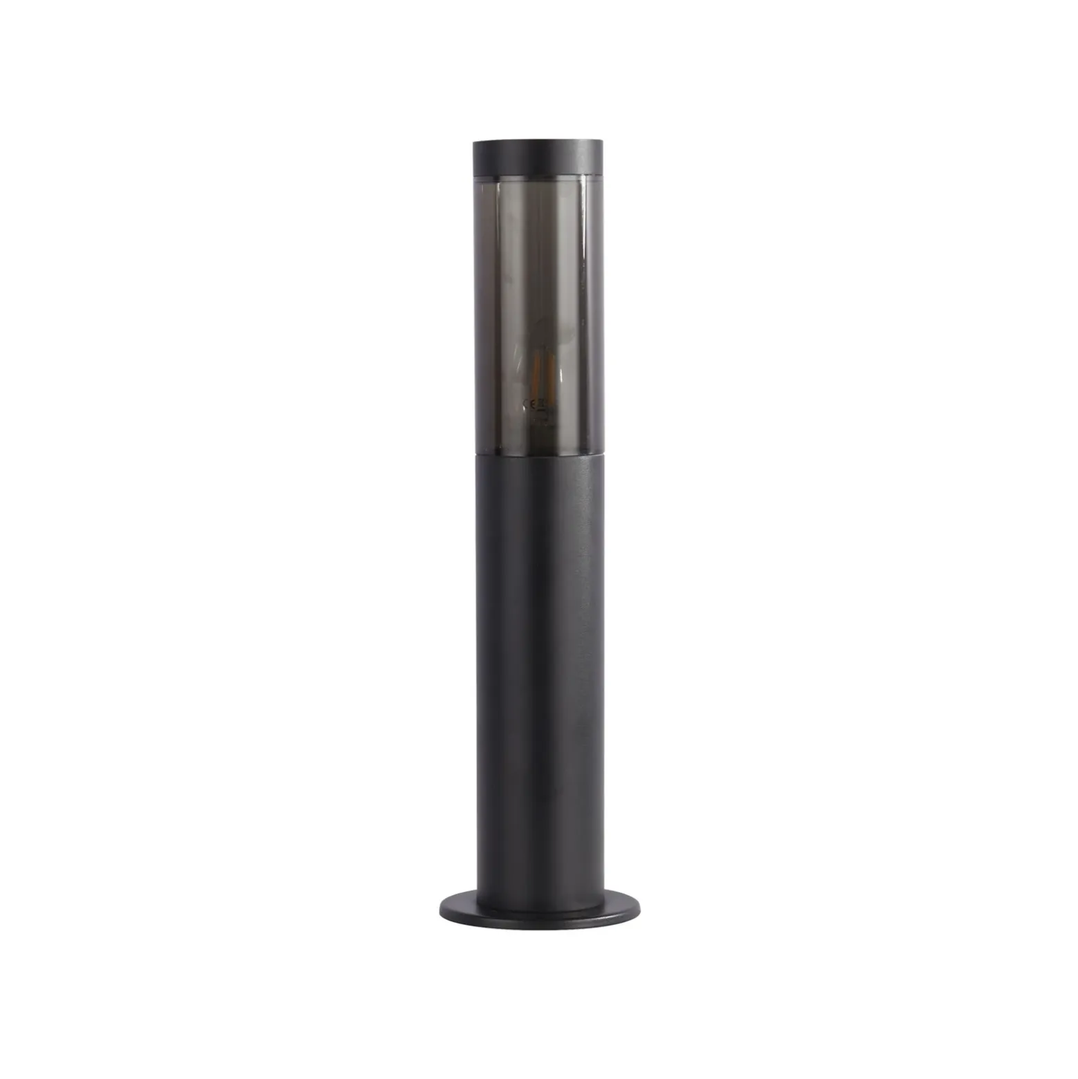 Baliza Batton, IP44, negra, altura 45 cm, metal