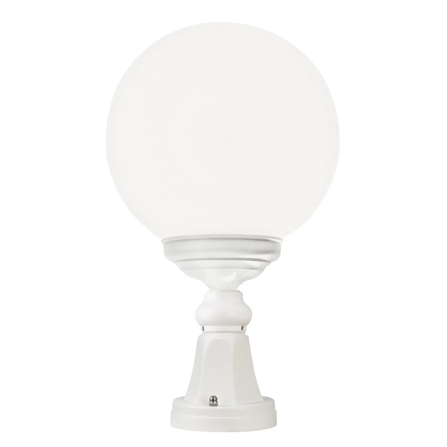 Baliza 1131 con pantalla esférica, blanca