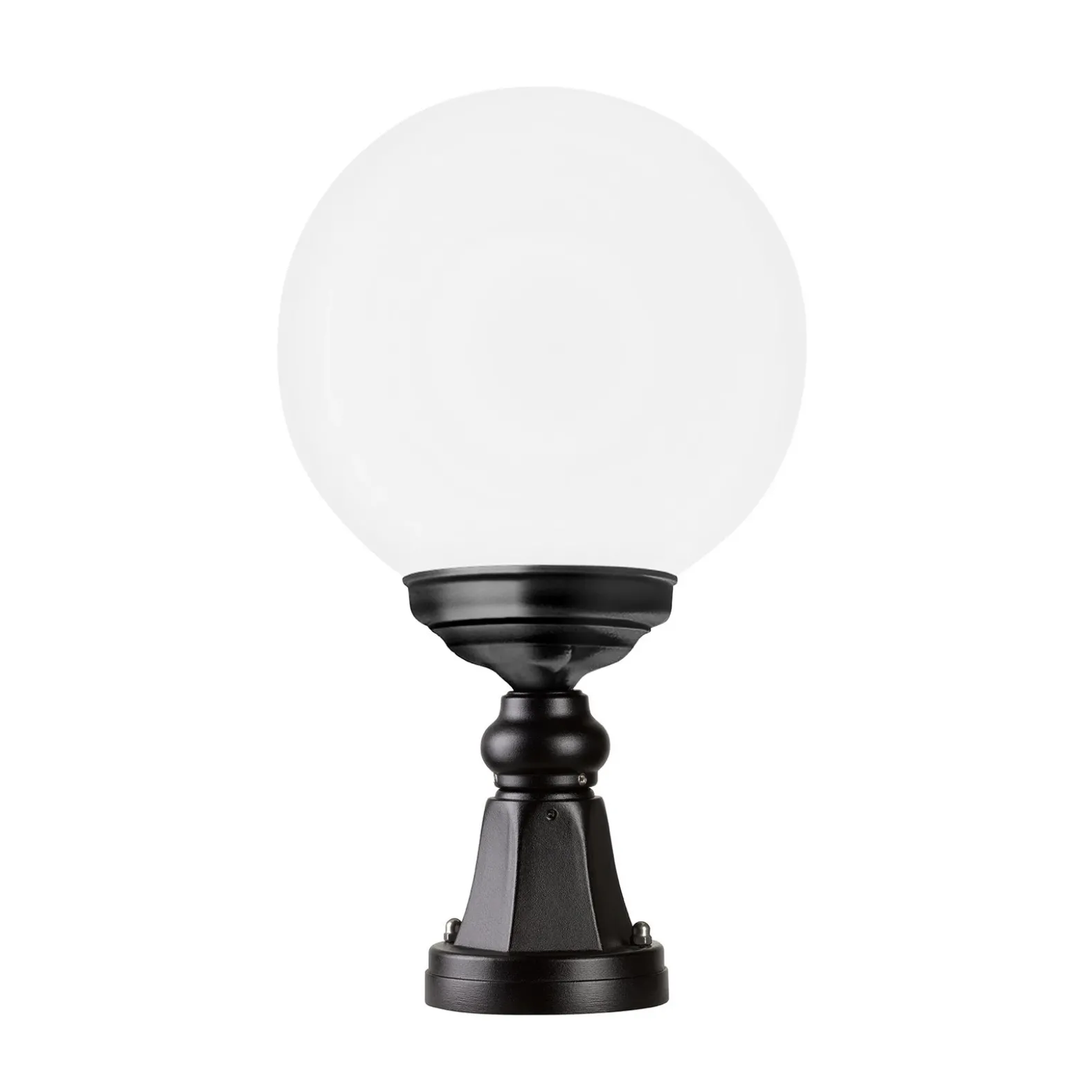 Baliza 1141 con pantalla esférica, negro/blanco
