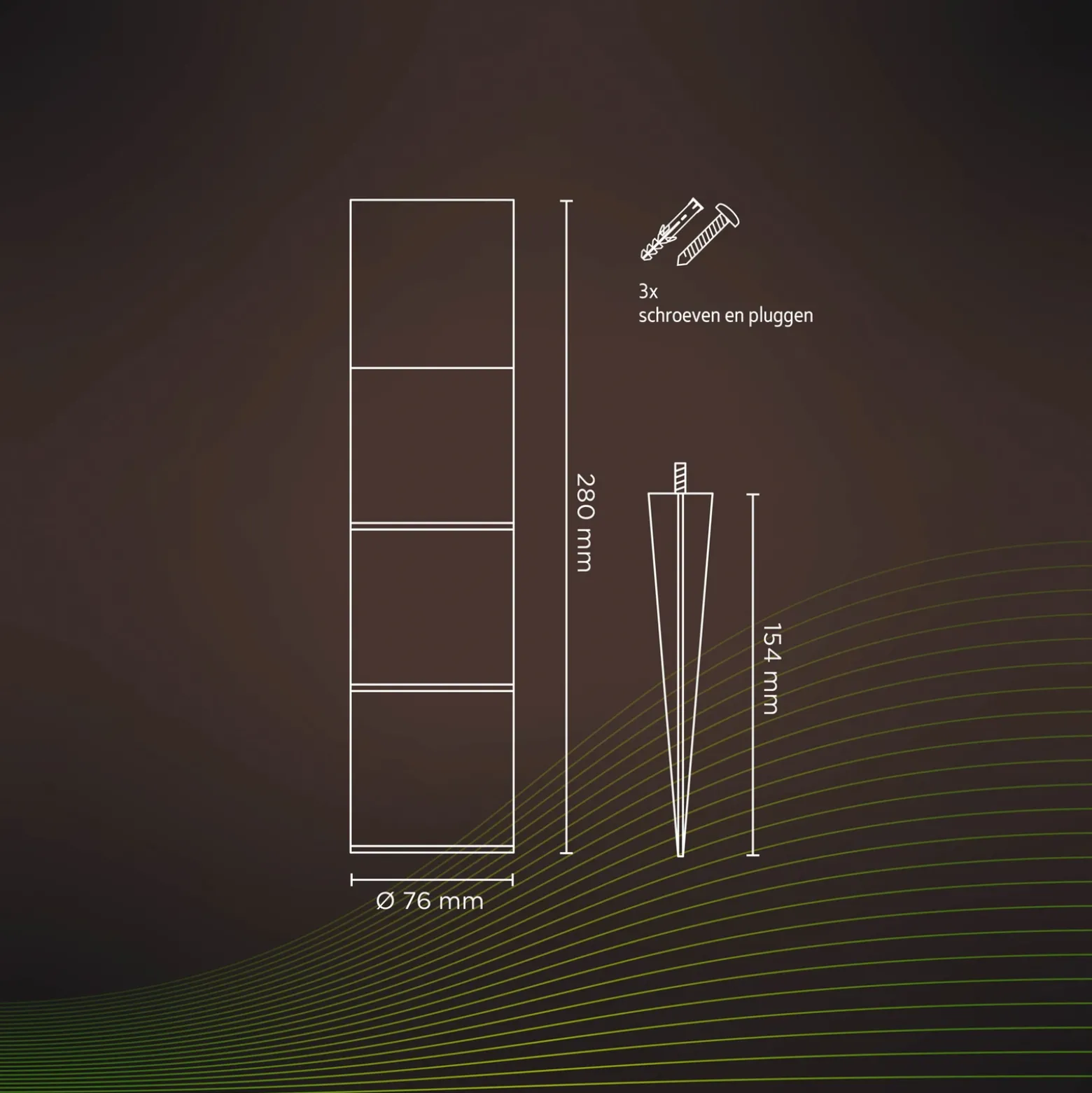 Baliza de exterior Calex Smart RGBW