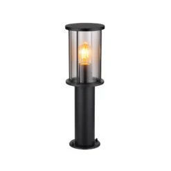 Baliza Gracey, altura 45 cm, negro, acero inoxidable, IP54