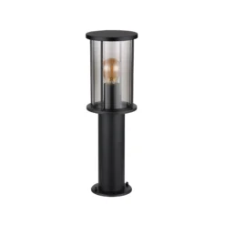 Baliza Gracey, altura 45 cm, negro, acero inoxidable, IP54