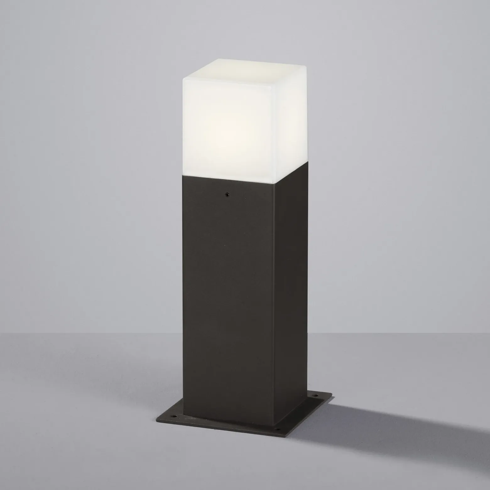 Baliza HUDSON, antracita, altura 30 cm, metal IP44