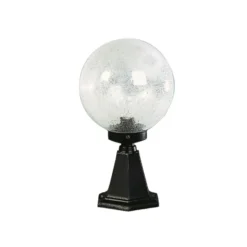 Baliza I, negra, cristal burbuja