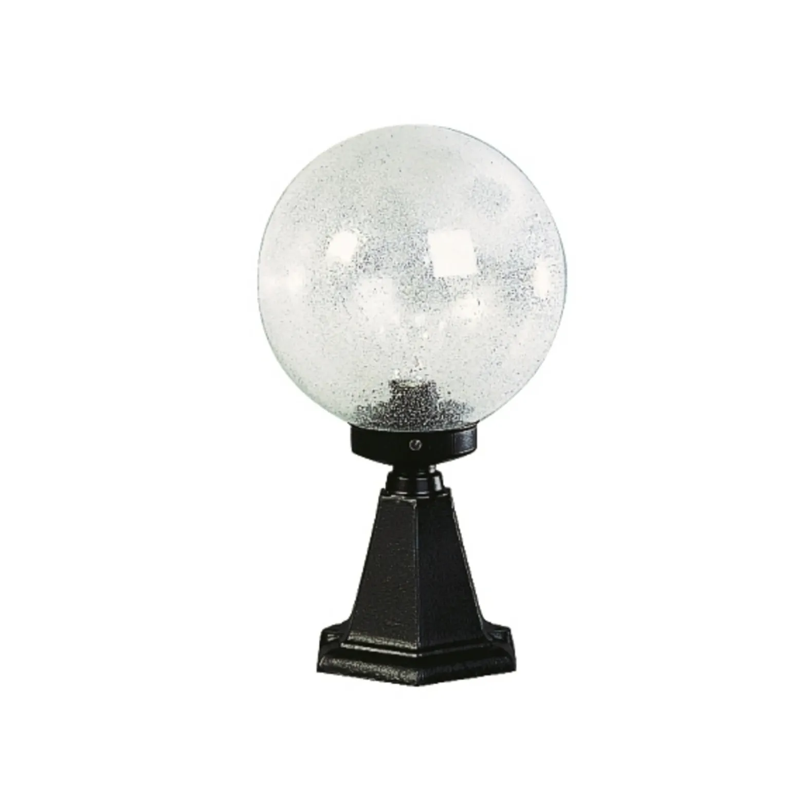 Baliza I, negra, cristal burbuja