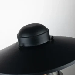 Baliza Klampenborg, negra, con sensor PIR, IP44