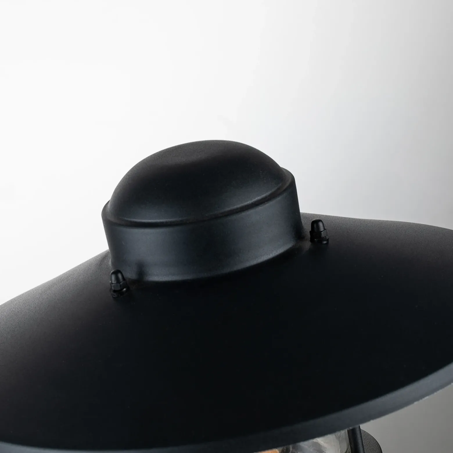 Baliza Klampenborg, negra, con sensor PIR, IP44
