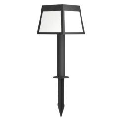 Baliza LED Altilia, altura 56 cm, negra, sensor