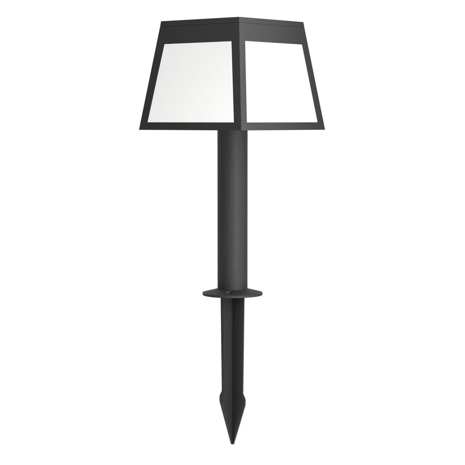 Baliza LED Altilia, altura 56 cm, negra, sensor