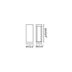 Baliza LED Cerler, marrón, 35 cm, metal, IP65, CCT