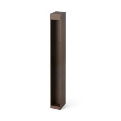 Baliza LED Cerler, marrón, 60 cm, metal, IP65, CCT