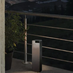 Baliza LED Doninni 1, antracita, altura 40 cm