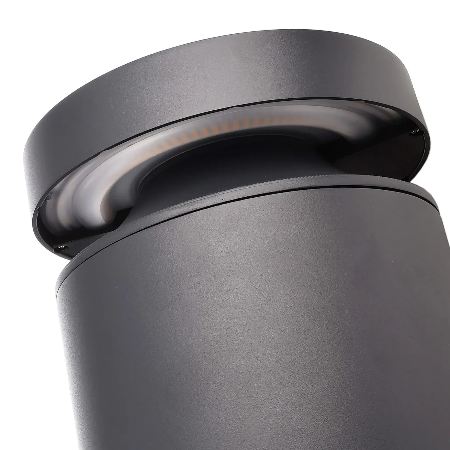 Baliza LED Faro, altura 25 cm, gris oscuro, DALI, 3.000K