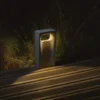 Baliza LED Glint, 3000K, 40 cm,gris, hormigón, IP55