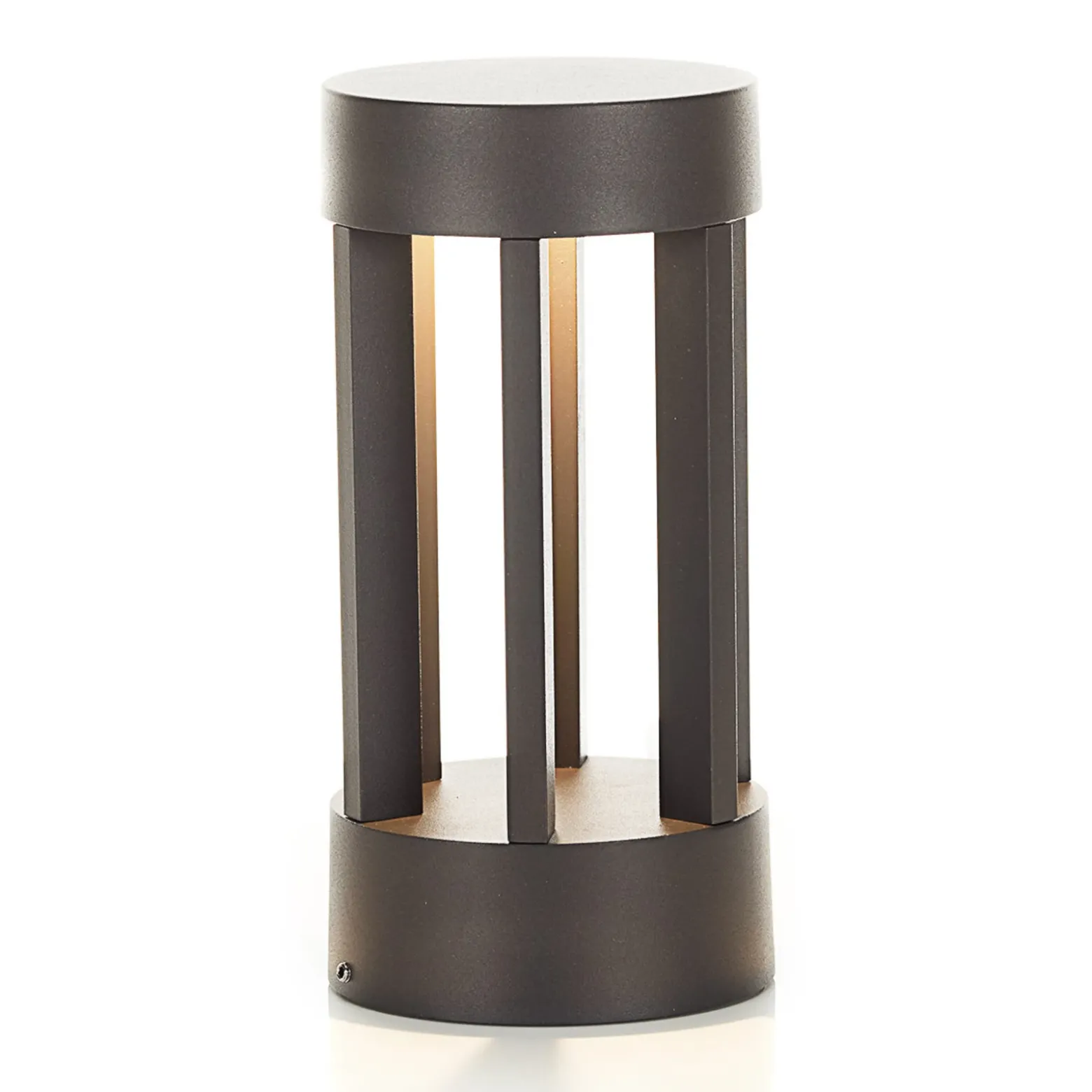 Baliza LED Jordis de Lindby, 22 cm, antracita, aluminio