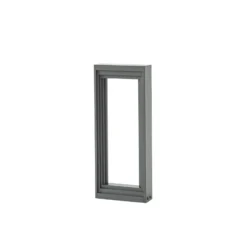 Baliza LED Lucande Ashkan, altura 40 cm, antracita, IP65