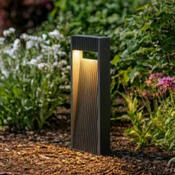 Baliza LED Lucande Tavion, 40 cm, antracita, IP65