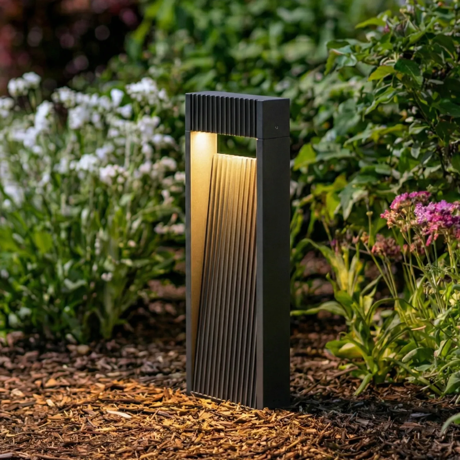 Baliza LED Lucande Tavion, 40 cm, antracita, IP65