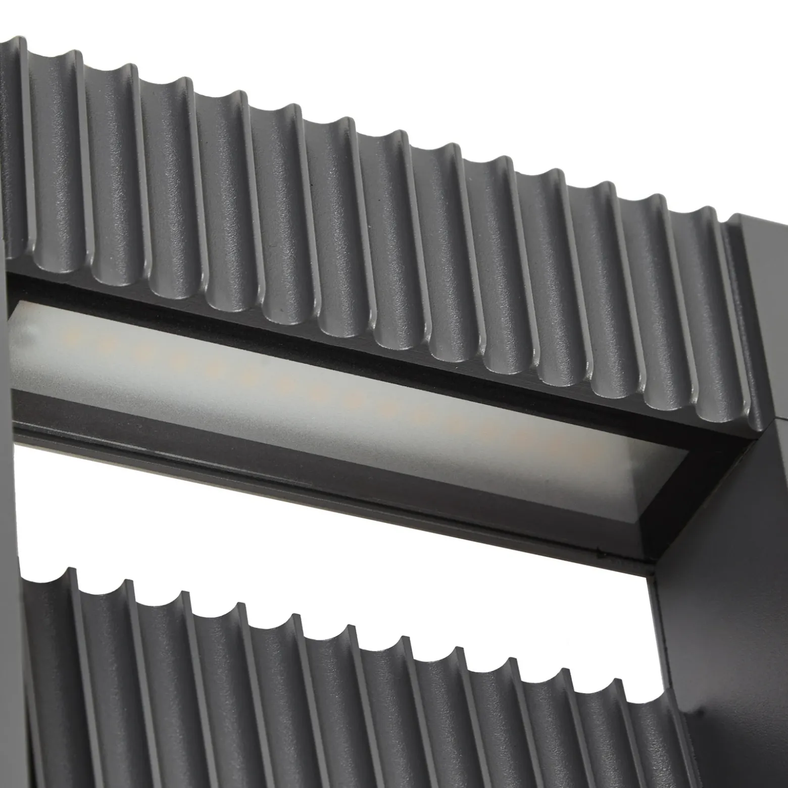 Baliza LED Lucande Tavion, 40 cm, antracita, IP65