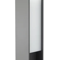 Baliza LED Lucande Teerk, altura 30 cm, antracita, IP65