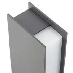 Baliza LED Lucande Teerk, altura 30 cm, antracita, IP65