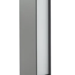 Baliza LED Lucande Teerk, altura 50 cm, antracita, IP65