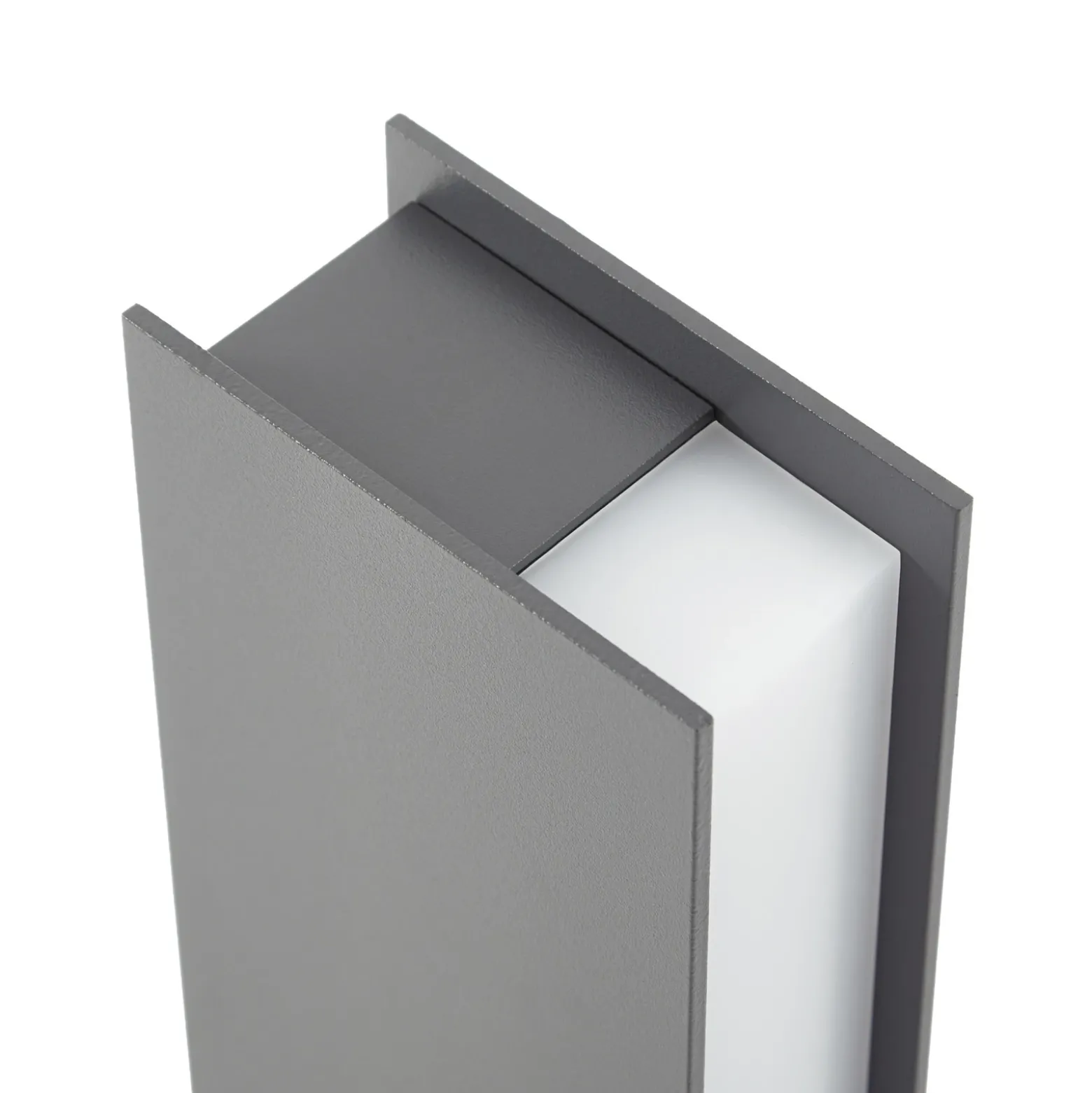 Baliza LED Lucande Teerk, altura 50 cm, antracita, IP65