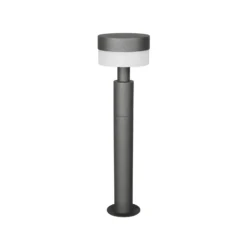 Baliza LED Mackenzie, altura 50 cm, antracita, fundición de aluminio
