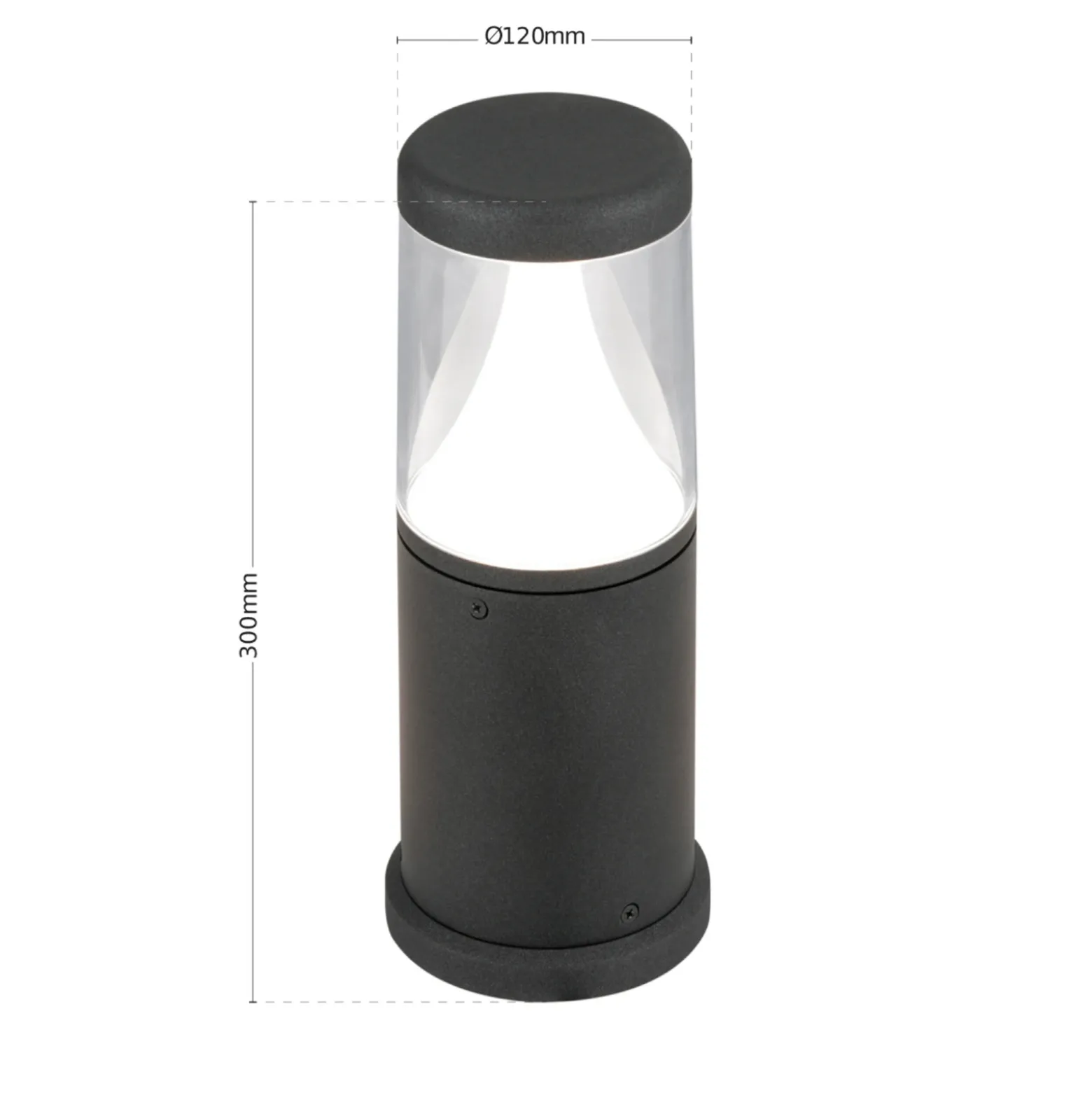Baliza LED Midnight, difusor anti-UV, IP65