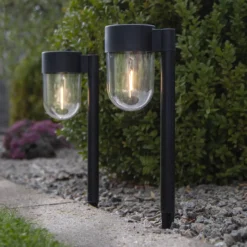 Baliza LED solar Cupola set 2 ud