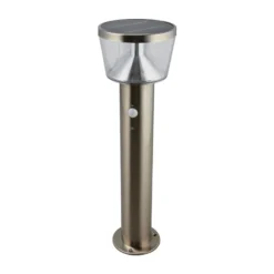 Baliza LED solar Lindby Antje, detector de movimiento, IP44
