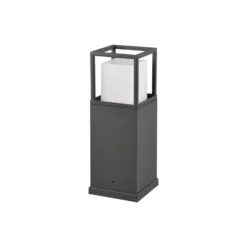 Baliza LED Witham, 40 cm de altura, antracita, CCT, IP54