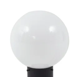 Baliza Lindby Dangan, negro/blanco, altura 32 cm, cristal
