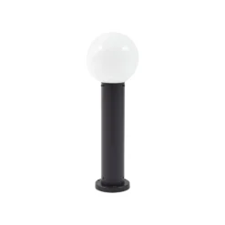 Baliza Lindby Dangan, negro/blanco, altura 60 cm, cristal