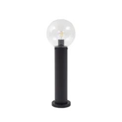 Baliza Lindby Dangan, negro/transparente, altura 60 cm, cristal