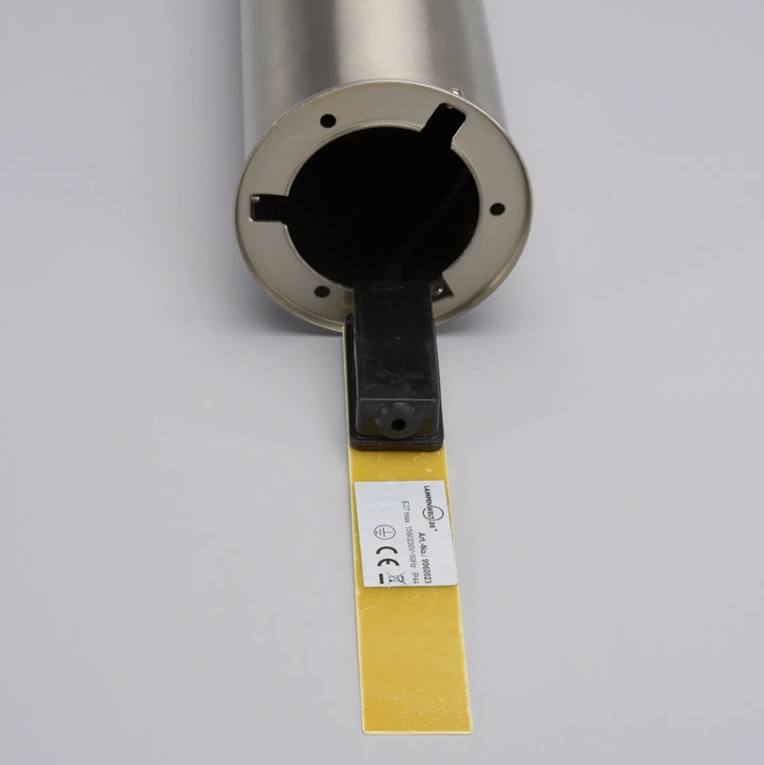 Baliza Lindby Enja, 50 cm, acero inoxidable, IP44, E27