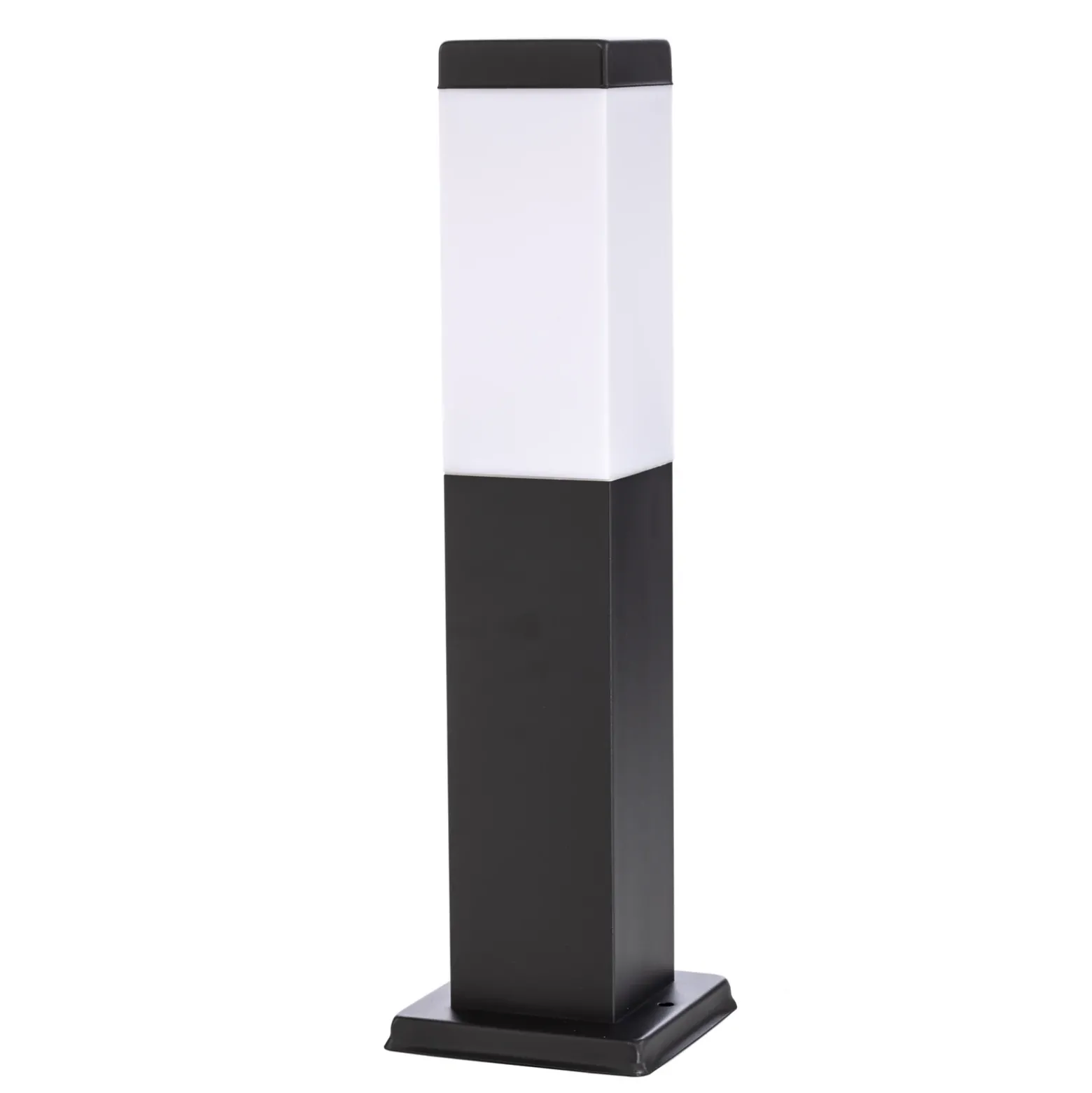 Baliza Lindby Honula, 45 cm, gris oscuro, IP44, E27