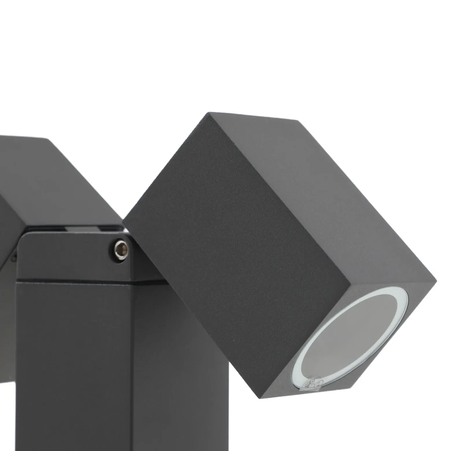 Baliza Lindby Othil, 2 luces, 50 cm, antracita, metal