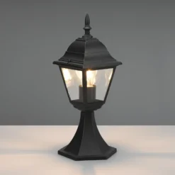 Baliza Livenza, negra, altura 39 cm, aluminio, IP44