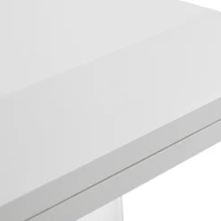 Baliza Lucande Dunia, blanca, metal, 24 cm, E27, IP54