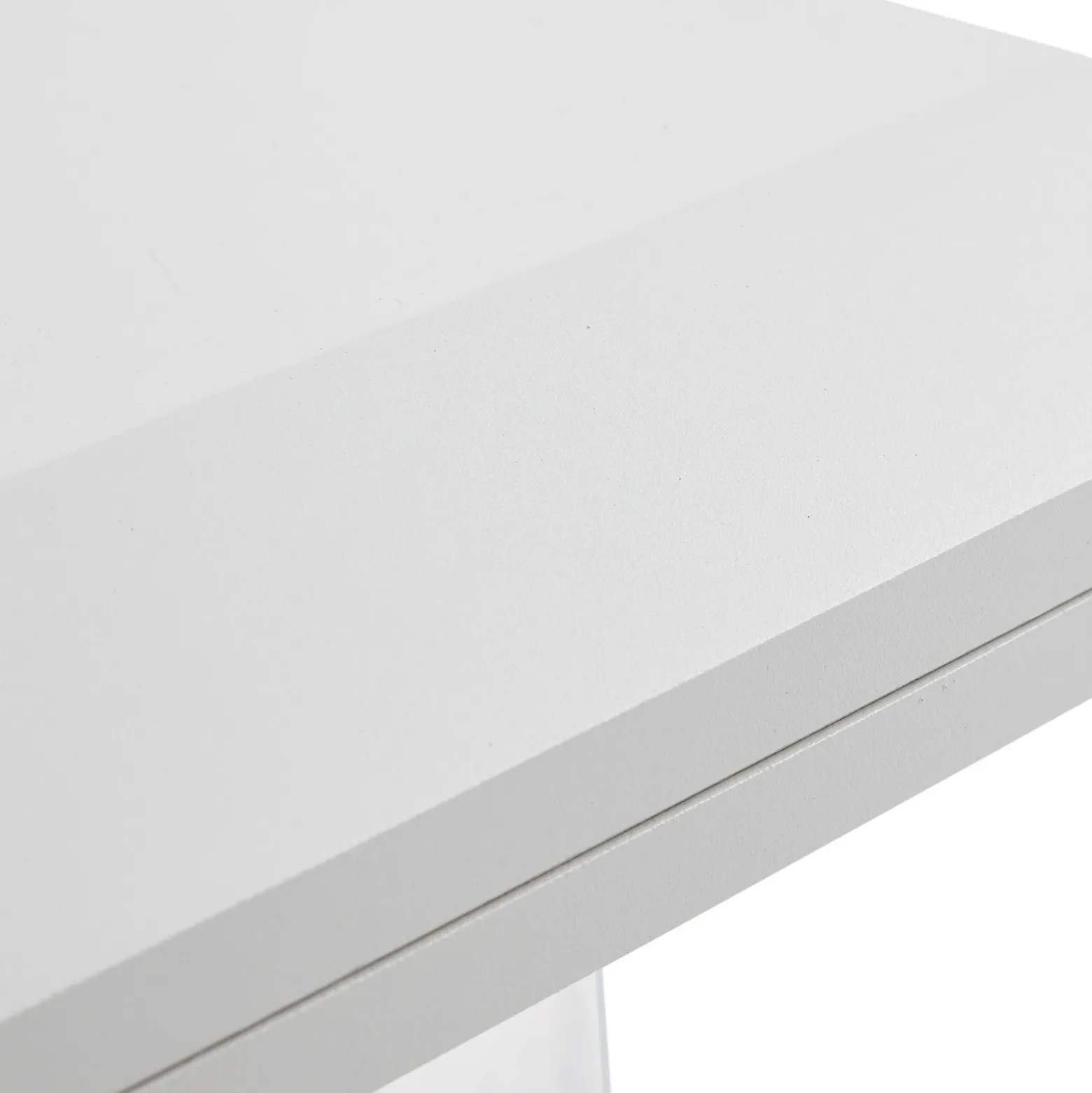 Baliza Lucande Dunia, blanca, metal, 24 cm, E27, IP54