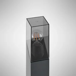 Baliza Lucande «Fiola», 60 cm, antracita, IP54