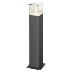 Baliza Lucande Keke, altura 50 cm, antracita, aluminio