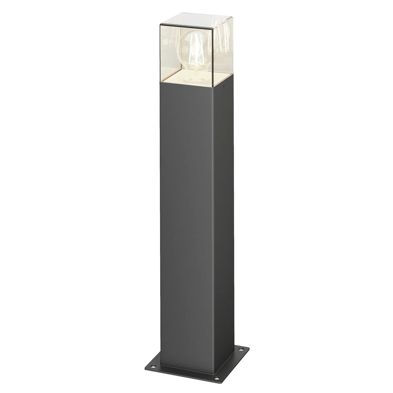 Baliza Lucande Keke, altura 50 cm, antracita, aluminio